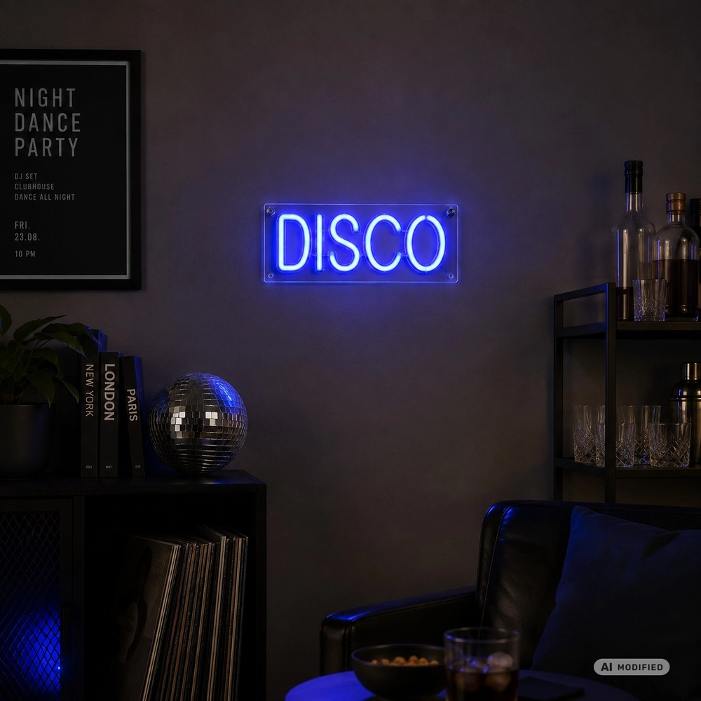 Neon wandlamp Neon-Tales "Disco" Brilliant 4004353477867
