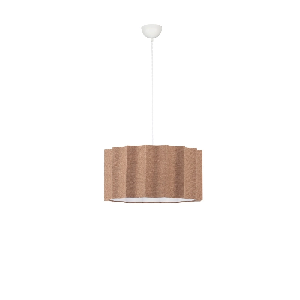 Design hanglamp Alve koffie bruin Ø 45cm Lyora 5212017493651