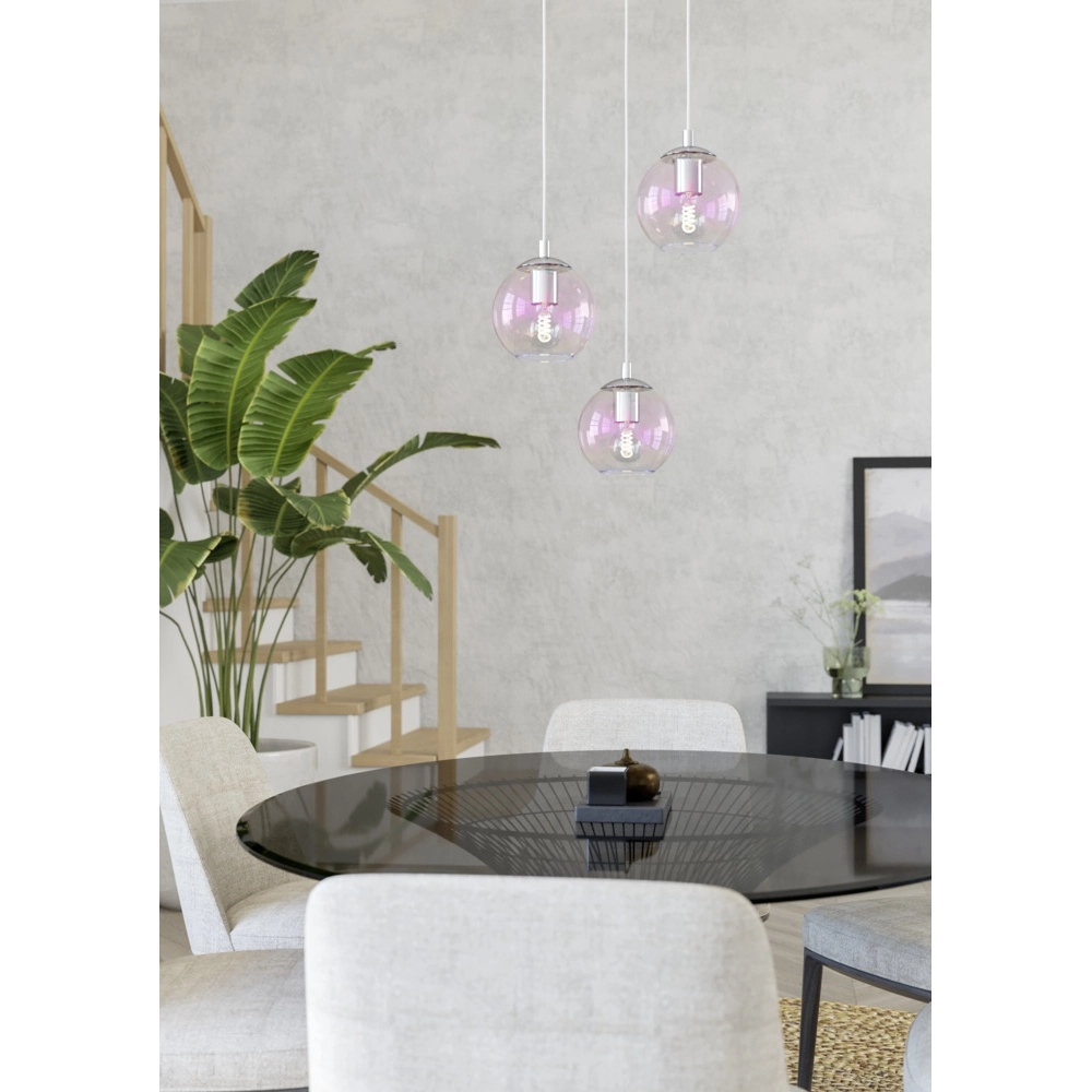 Hanglamp Ariscani 2 3-lichts chroom rond Eglo 9008606358106