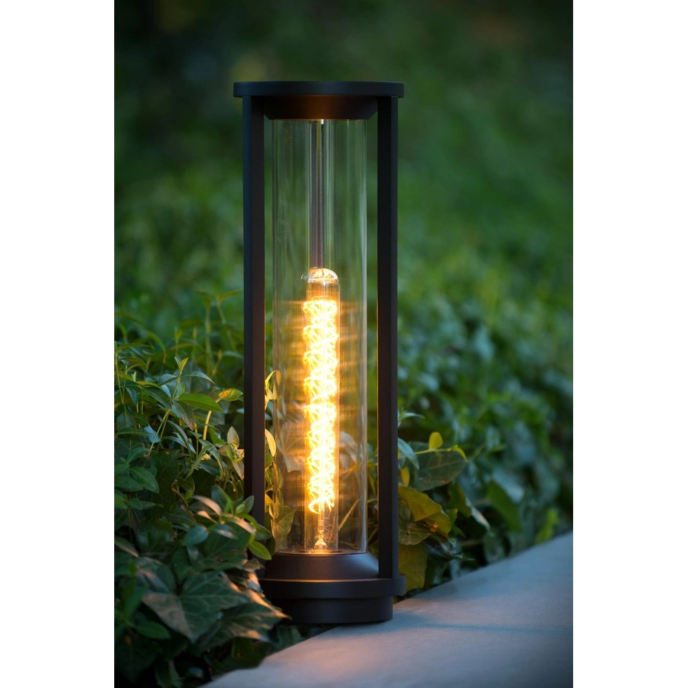 Sokkellamp 50cm Cadix zwart IP65 Lucide 5411212151919