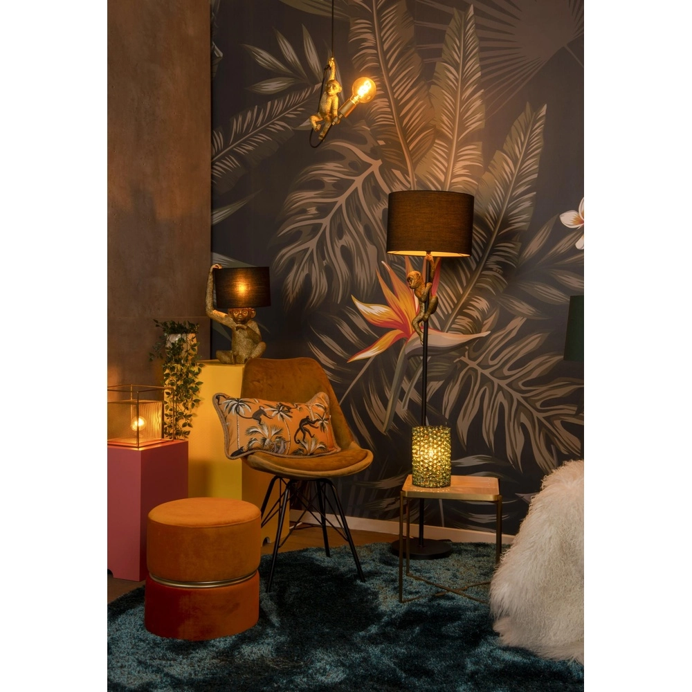 Hanglamp Extravaganza Chimp aapje zwart met goud Lucide 5411212105318