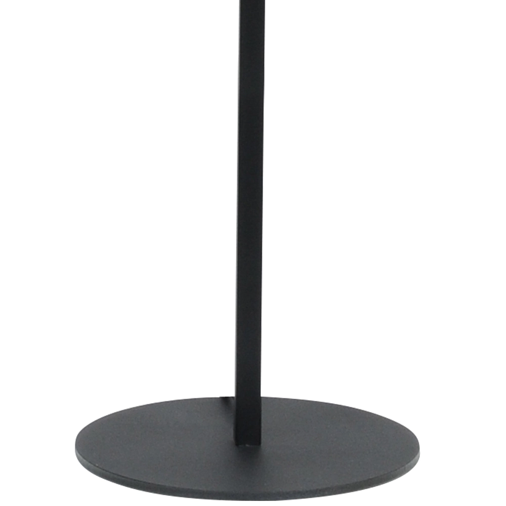 Zwarte tafellamp Venus met okergele lampenkap Masterlight 8718121218304