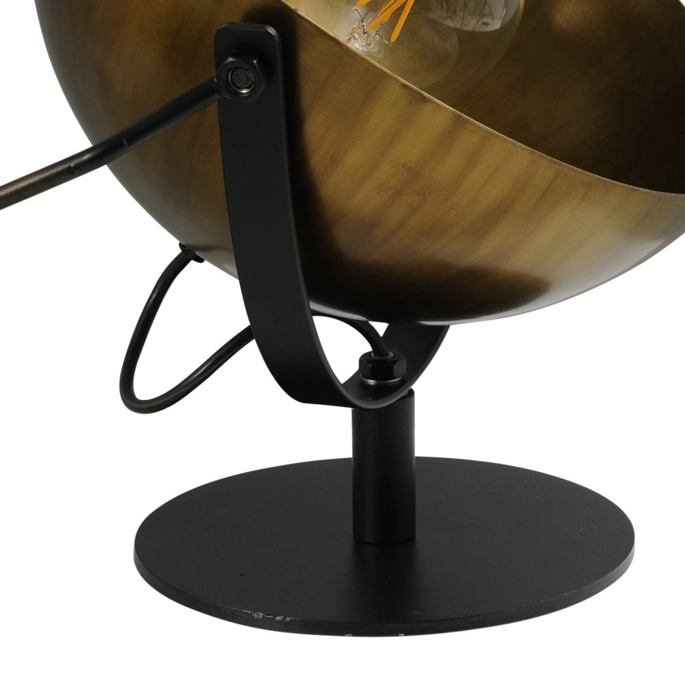 Stoere Industria Uplighter 30cm brons met zwart Masterlight 8718121236650
