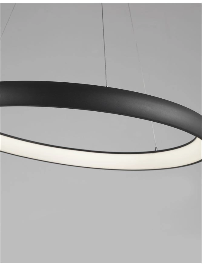 Design hanglamp Albi zwart Ø 81cm Lyora 5212017416865