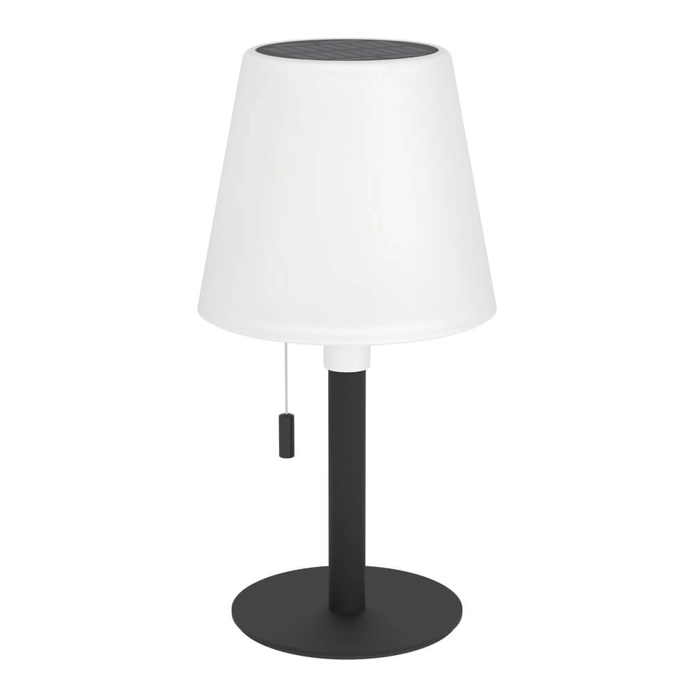 Design tafellamp Montapalma zwart met wit kegel Design tafellamp Montapalma zwart met wit kegel
