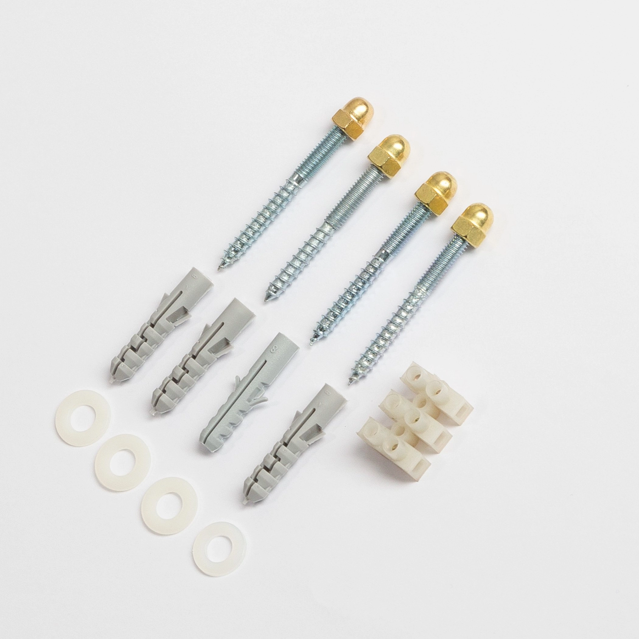 Muurlamp Montageset van 4