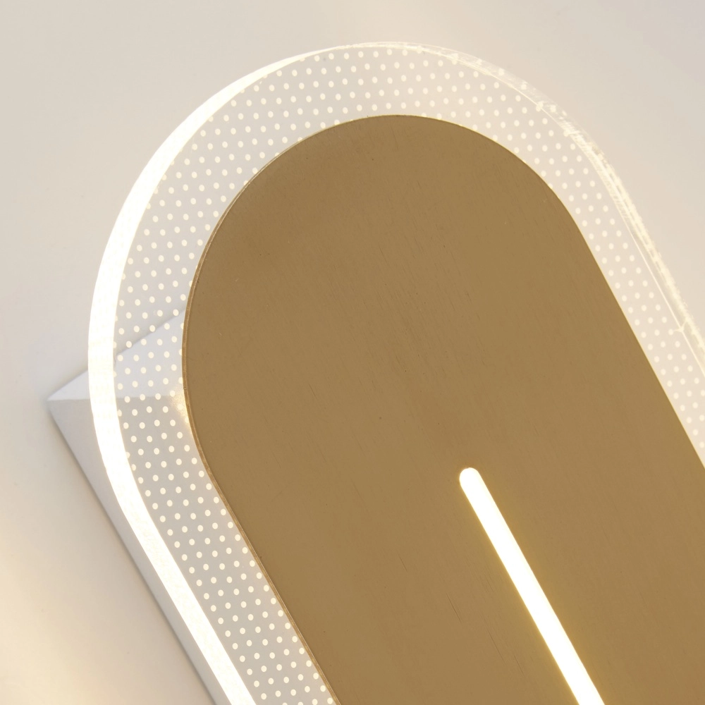 Gouden wandlamp Couper 42cm Searchlight 5053423302423