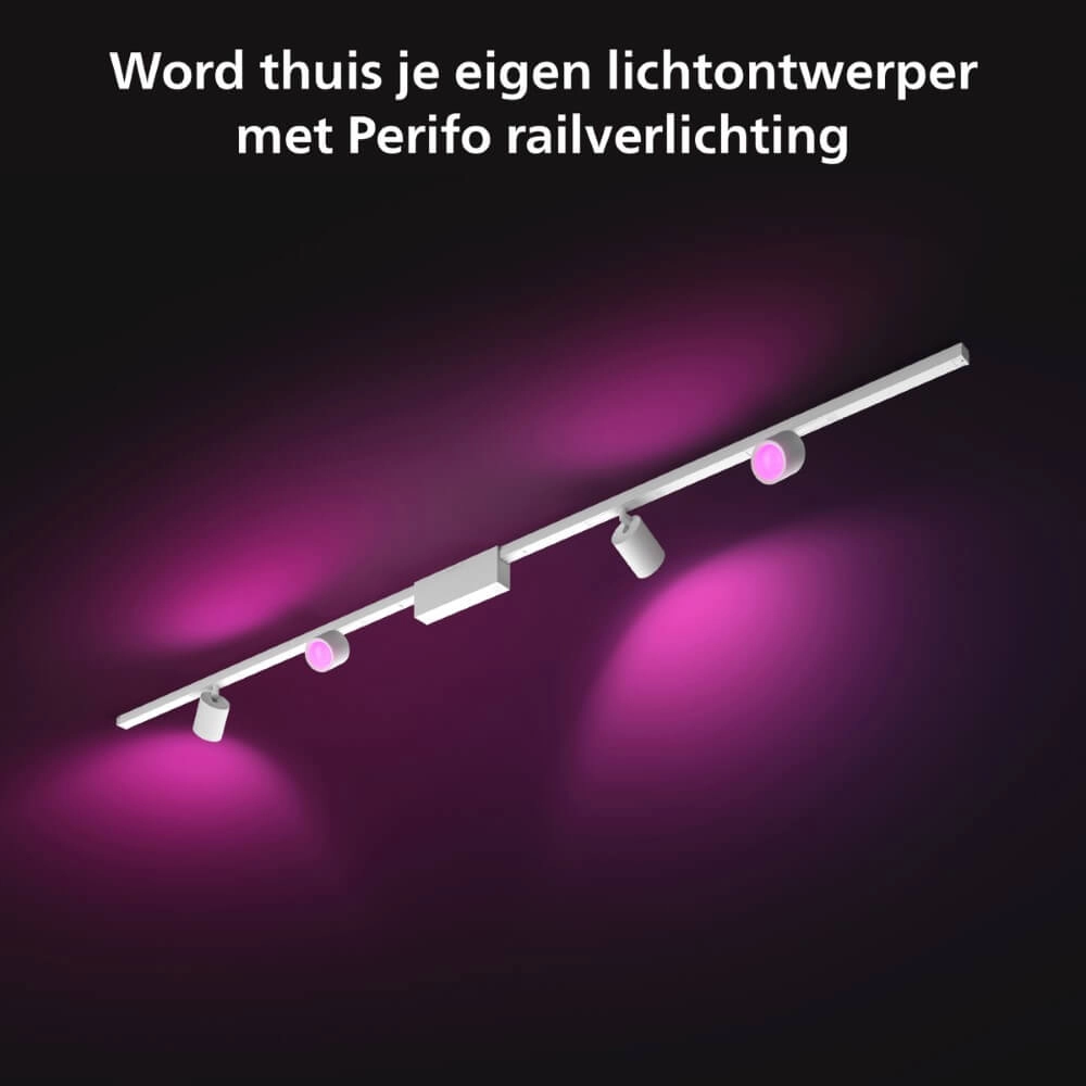 Hue Perifo - White and color set van 4 spots wit Philips 8719514407787