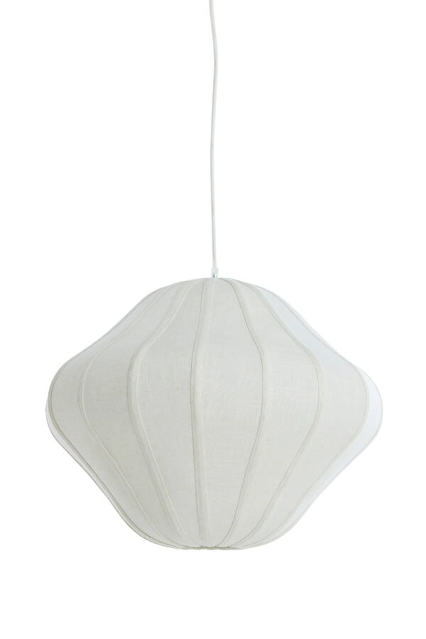 Witte hanglamp Sukau Ø 50cm Light & Living 8717807763749