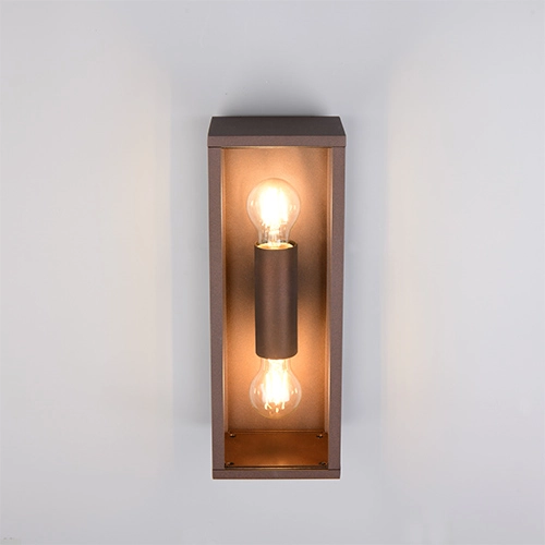 Moderne wandlamp Garonne M roestbruin Trio 4017807687392