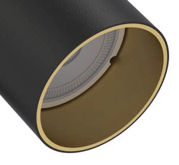 Leeslampje Mono zwart met goud Lyora 5903139776493