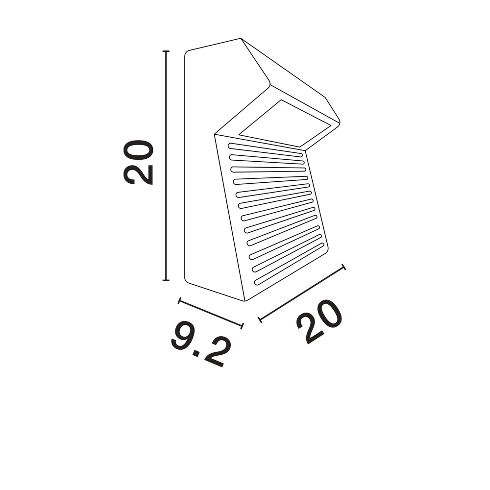 Design wandlamp Moris betongrijs Lyora 5212017454447
