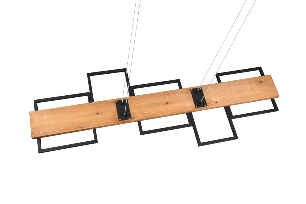 Houten led hanglamp Harper Trio 4017807524963