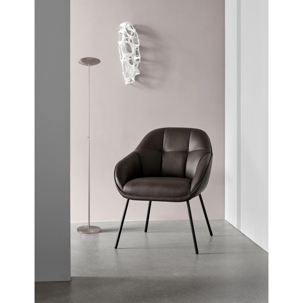 Design vloerlamp Scala nikkel Ø 25cm Masterlight 8718121297347