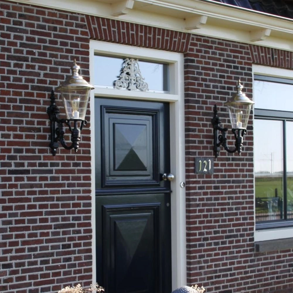 Nostalgische wandlamp Odense zwart KS Verlichting 8714732128544