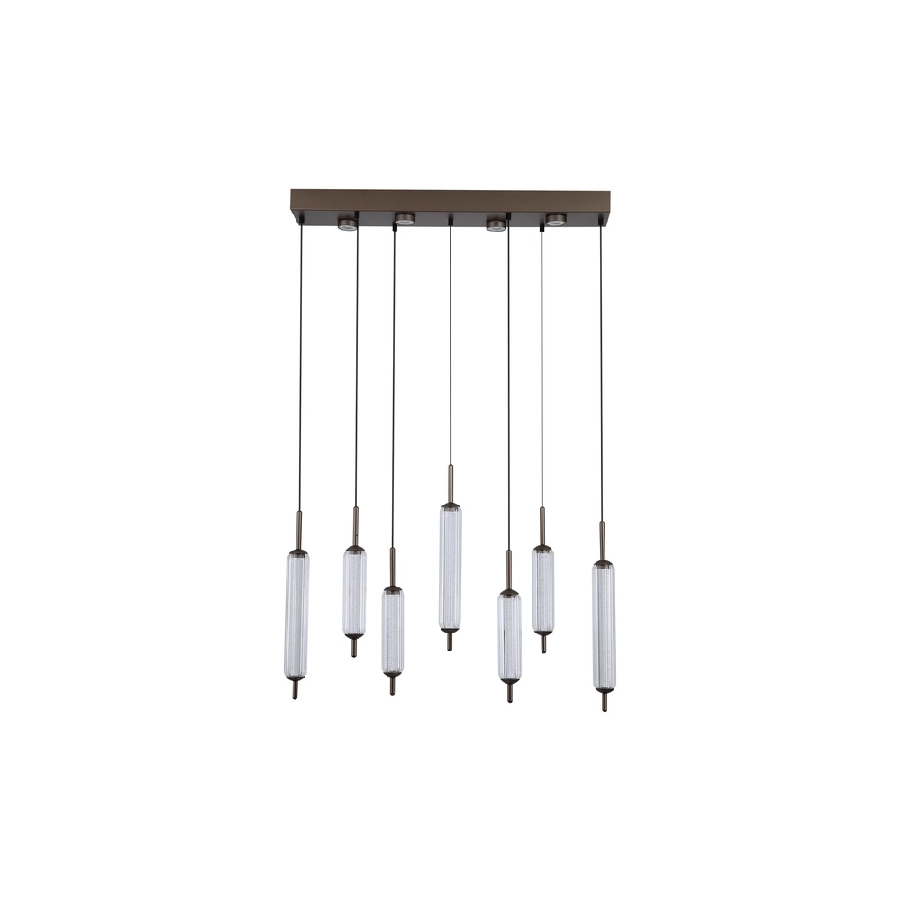Unieke hanglamp Cattail 7-lichts bubbel glas Searchlight 5053423301273