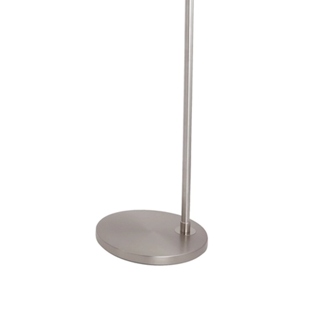 Booglamp Stresa Rvs met witte lampenkap Steinhauer 8712746092882