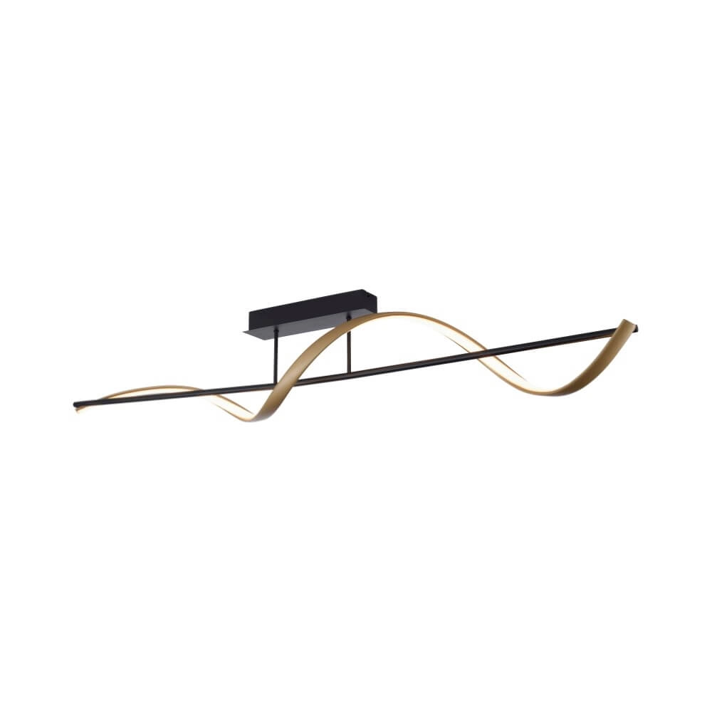 Plafondlamp Q-Swing antraciet