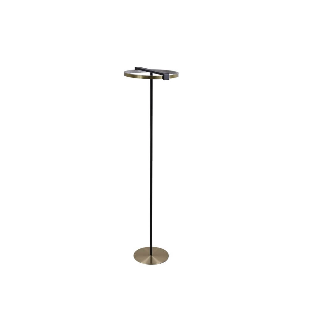 Vloerlamp Aerial zwart en goud Searchlight 5053423274416