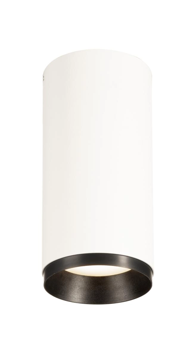 Opbouwspot Numinos M Dali cilinder wit/zwart 4000K - 60gr