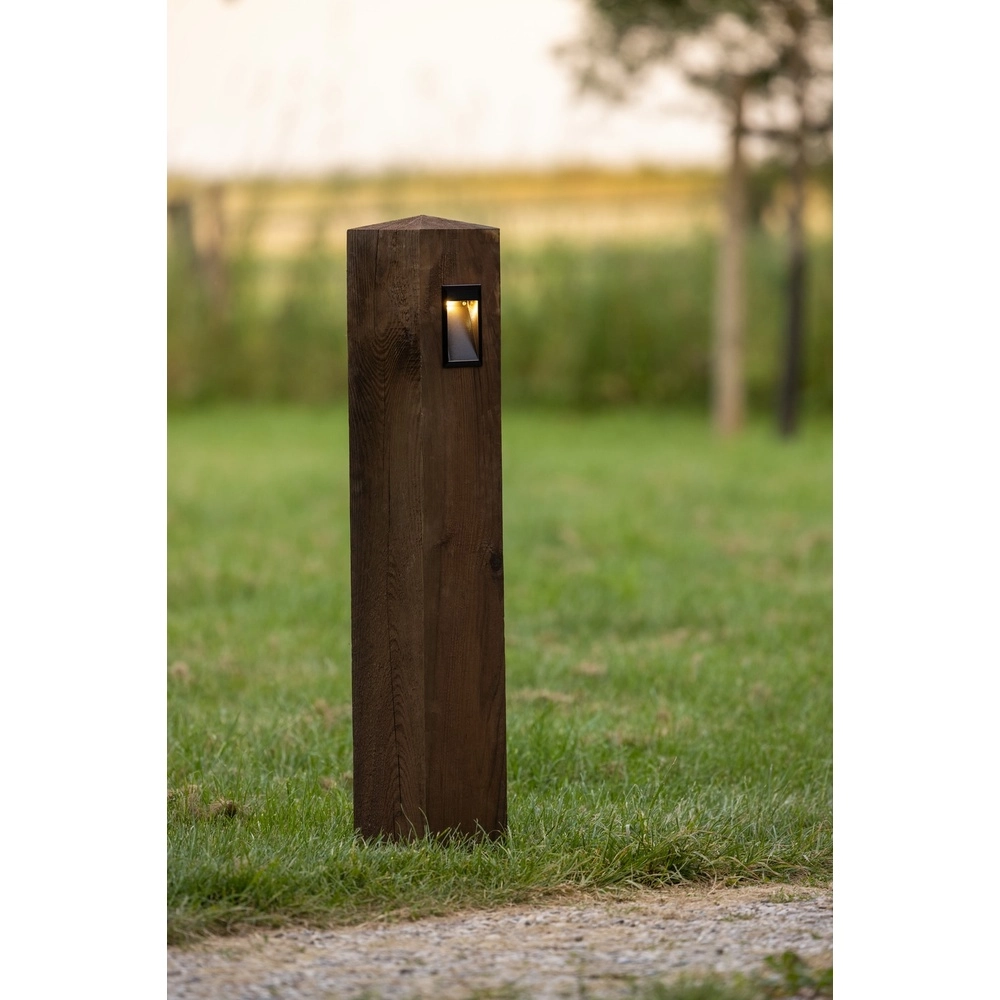 Houten pad lamp Torre 150 Eiken - 15x15x90cm - 2700K Timberlab 8716803514560