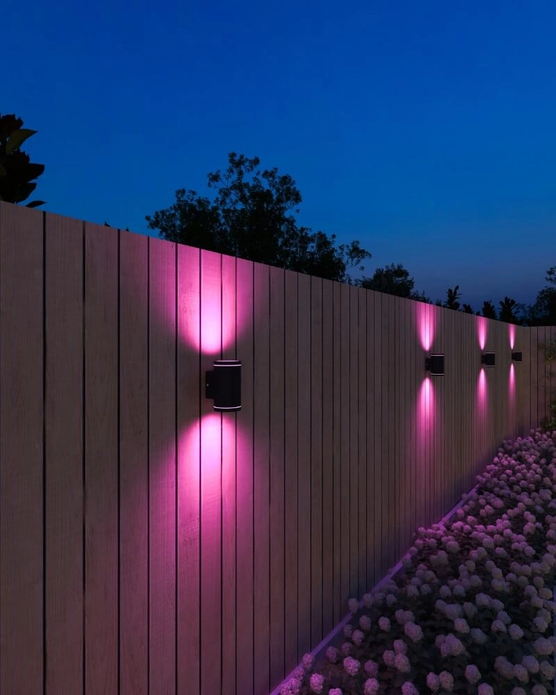 Smart buitenlamp Link 2L up down - zwart Circle 8712879149569