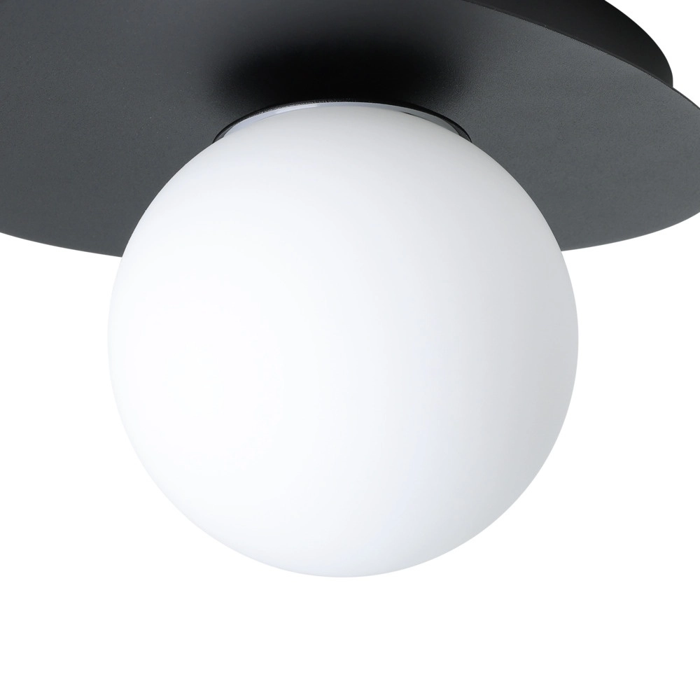 Plafondlamp Castrovido enkel zwart Eglo 9008606360680