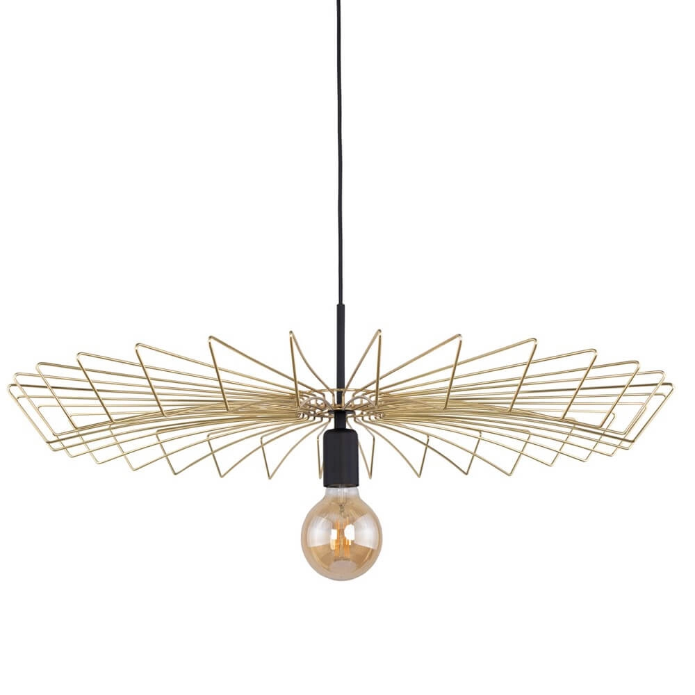 Gouden draadlamp Umbrella Ø 78cm Gouden draadlamp Umbrella Ø 78cm