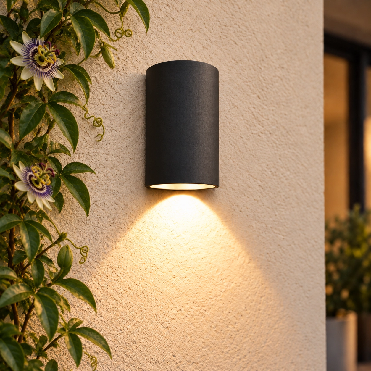 Buitenlamp downlight Brody 7cm - zwart
