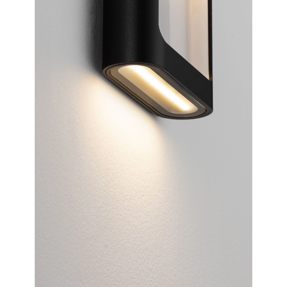 Black wall lamp Tall down Lyora 5212017453495