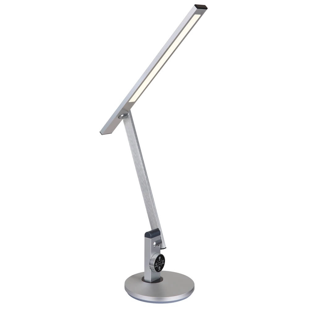 Bureaulamp Solana zilvergrijs