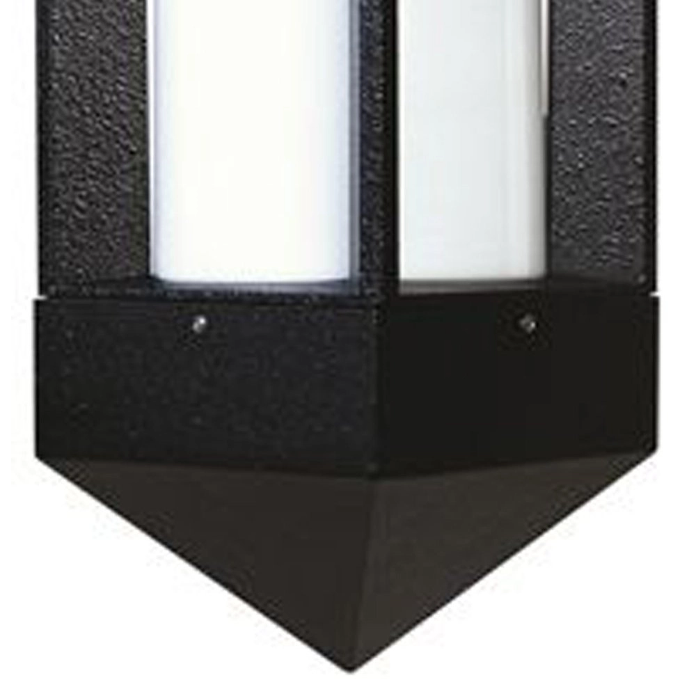 Zwarte buitenlamp wand Triangle 31cm Albert 4007235602128
