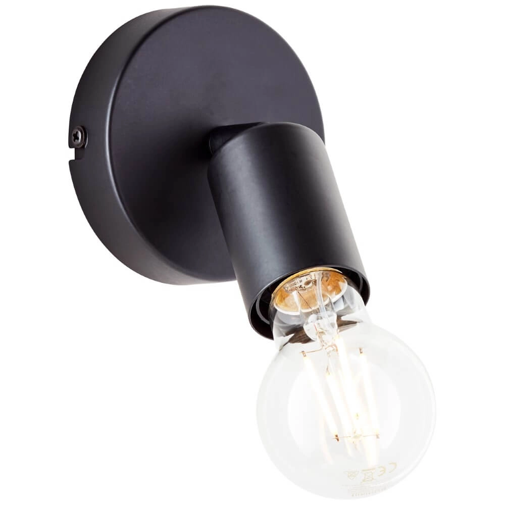Zwarte wandlamp Tiffany Brilliant 4004353406423
