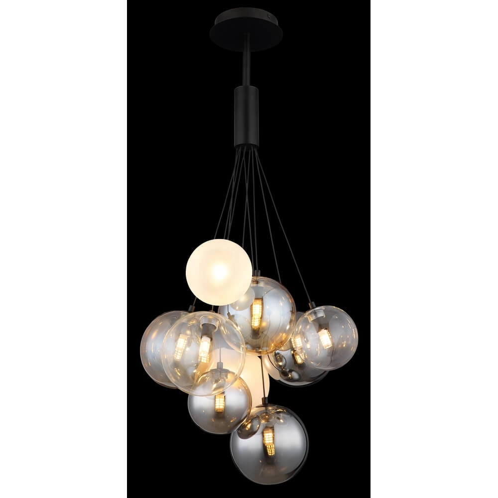 Zwarte hanglamp Ballgi glas Globo 9007371453160