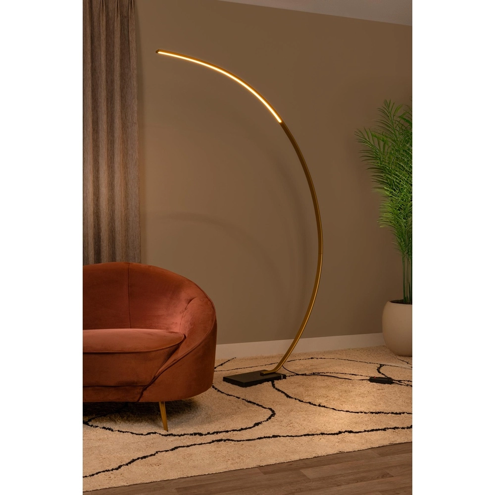 Design booglamp Curve goud Lucide 5411212441720