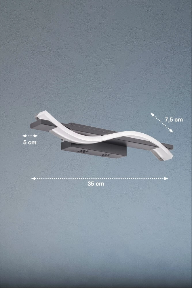 Strakke ledd wandlamp Bridge Fischer & Honsel 4003694303736