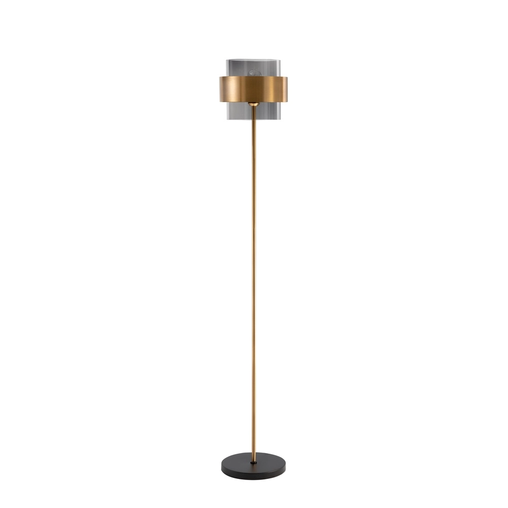 Vloerlamp Sianna zwart met goud Lyora 5212017431059