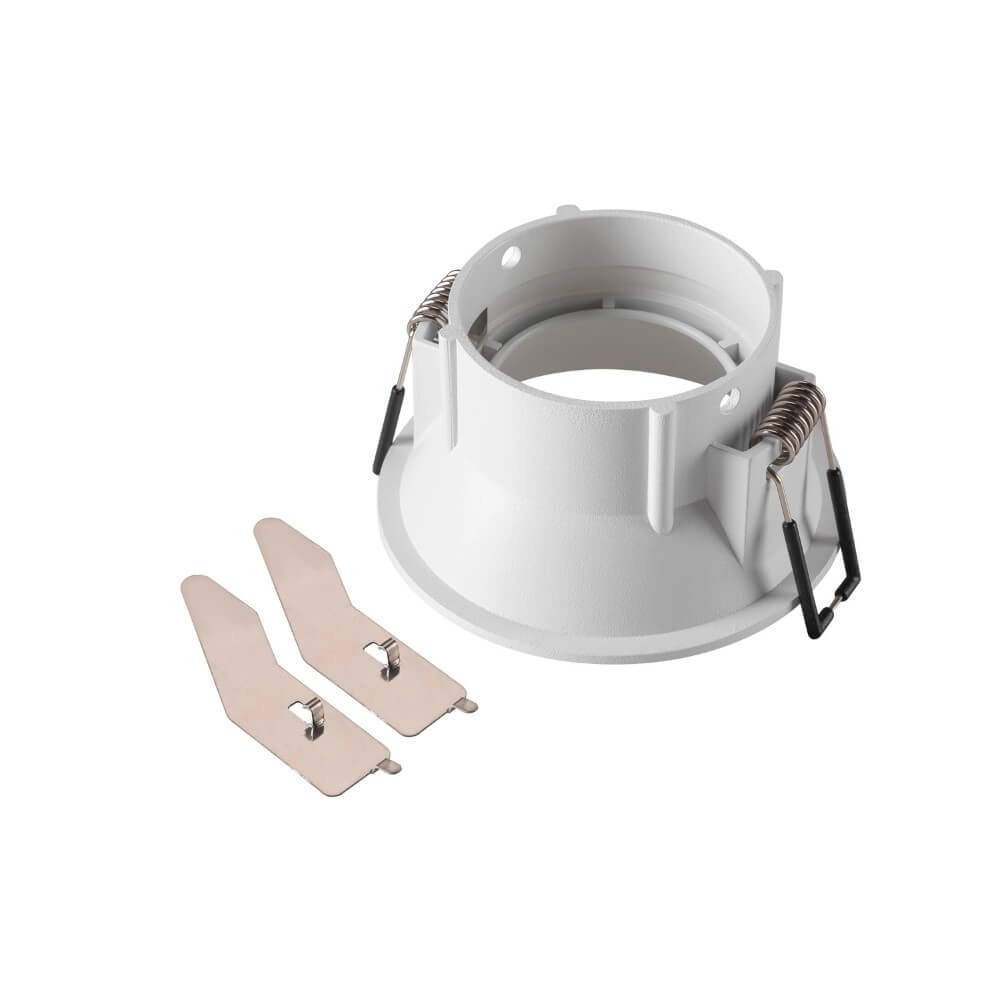 Inbouwring New Tria 75 rond wit - verdiept - zonder fitting SLV 4024163278324