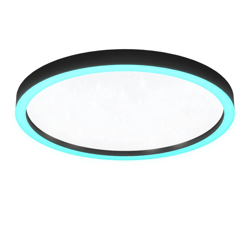 Plafonnière Zigbee Montemorelos-Z Ø 57cm zwart Eglo 9008606243846