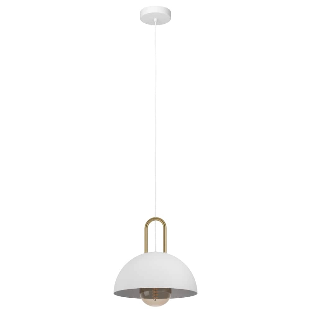 Hanglamp Calmanera wit met goud Hanglamp Calmanera wit met goud