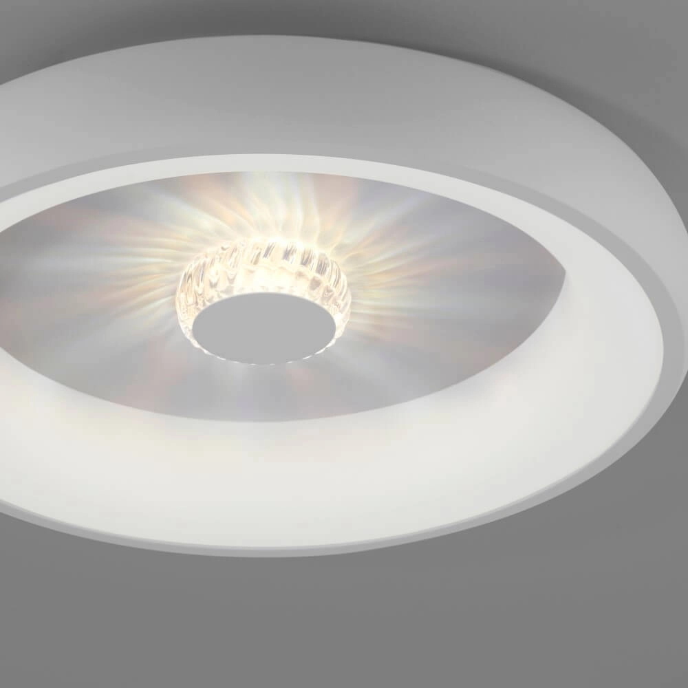 Ronde plafondlamp Vertigo wit Ø 46,5cm Just Light 4043689994709