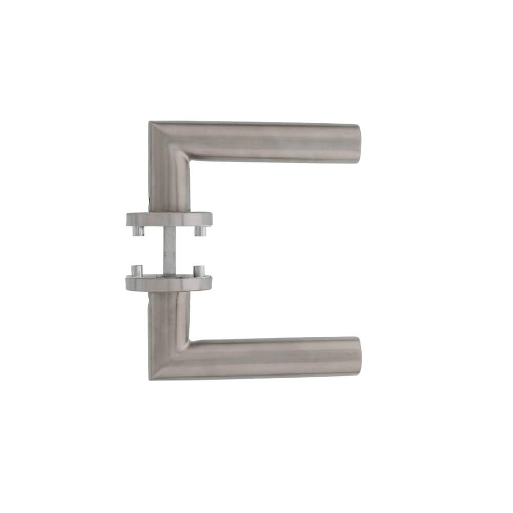 Deurklink Girona rozet met nok RVS Intersteel 8714186159897