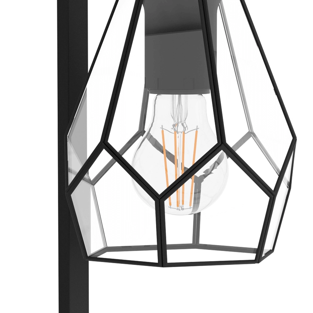 Tafellamp Mardyke zwart met glas Eglo 9002759436469