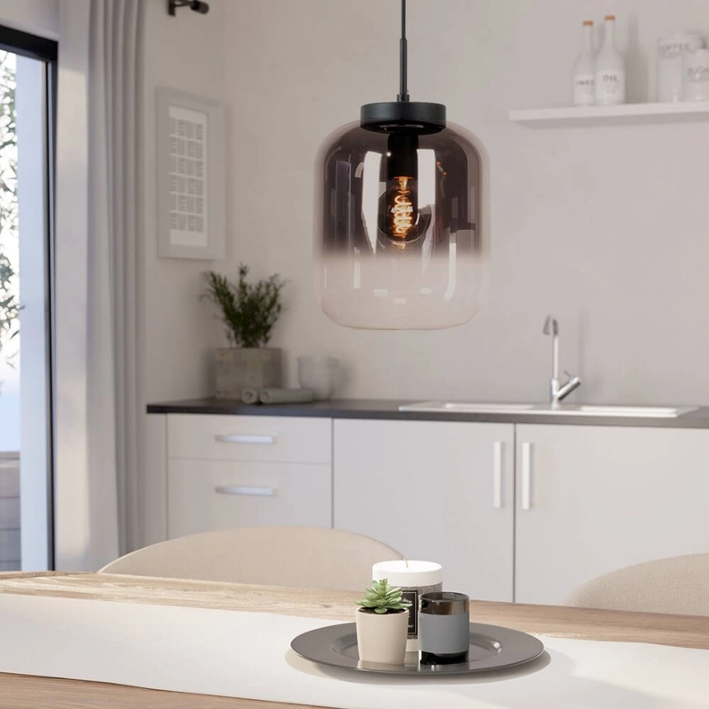 Zwarte hanglamp Bulciago design Ø 35cm Stars of Light 9002759396749
