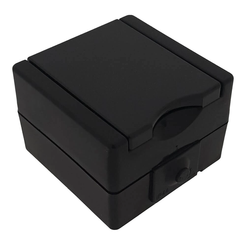 Stopcontact ProAQA randaarde zwart Lyora 4008224658898