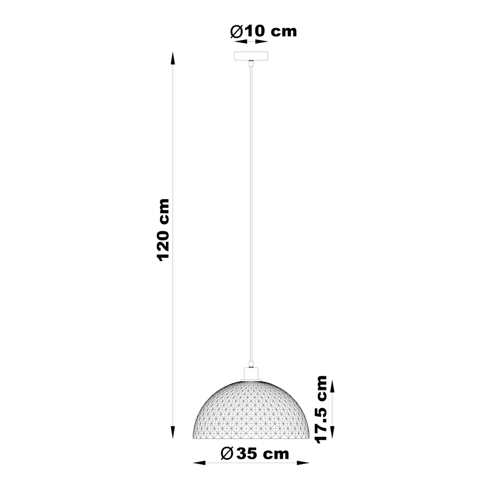 Enkele hanglamp Selma zand bruin Globo 9007371589104