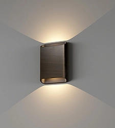 Artdelight Diaz Wandlamp Diaz tegen witte wand up & downlighter