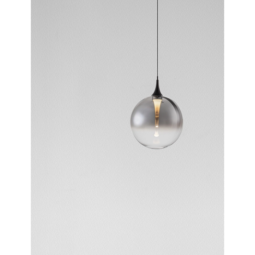 Hanglamp Orenda enkel smoke glas
