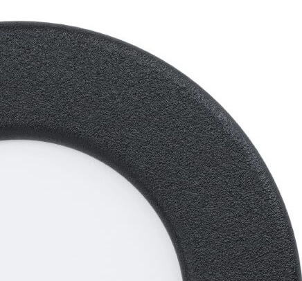 Led inbouwspot Fueva 5 IP44 - Ø 8,6cm zwart Eglo 9002759992118