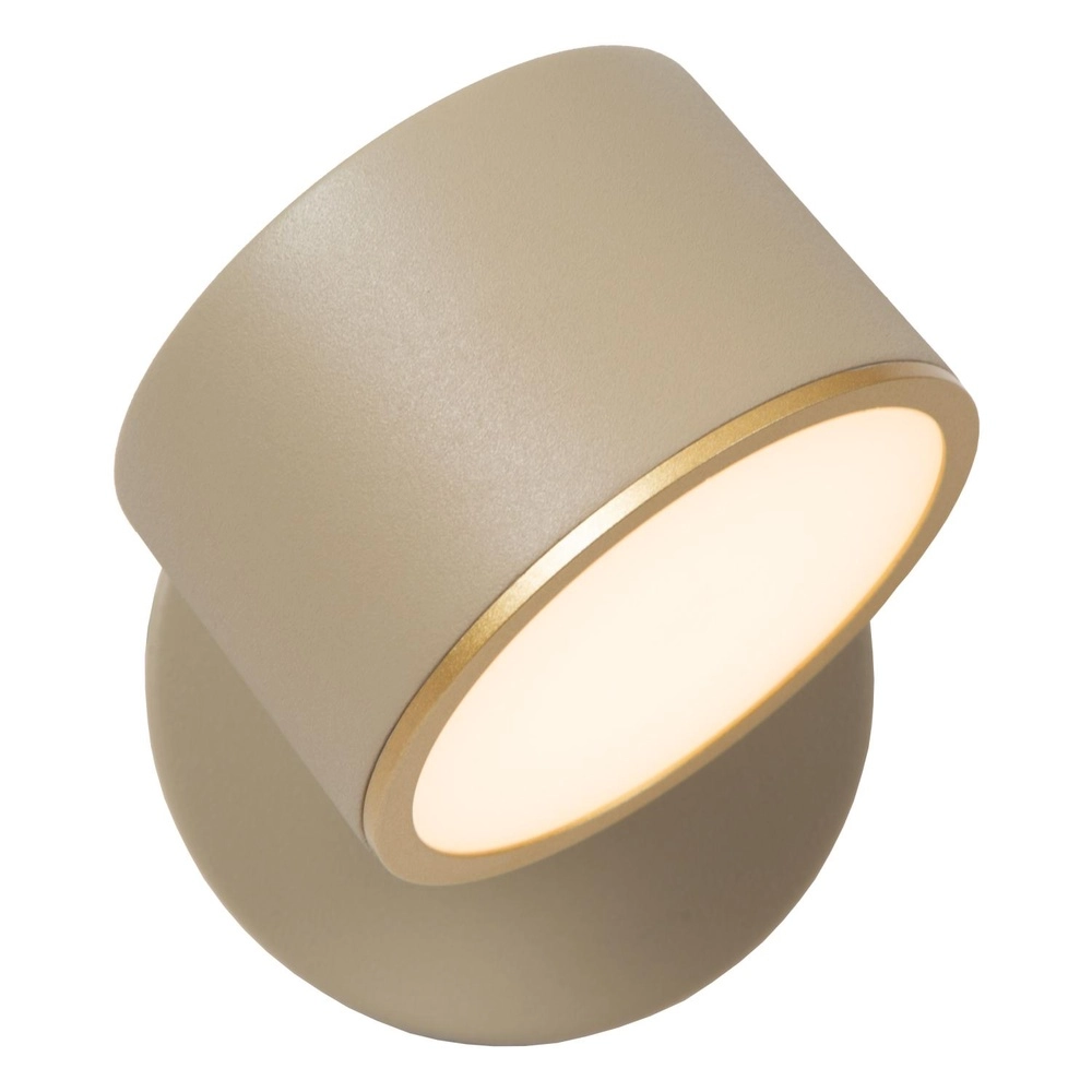 Wandlamp Gian zand bruin Lucide 5411212442000